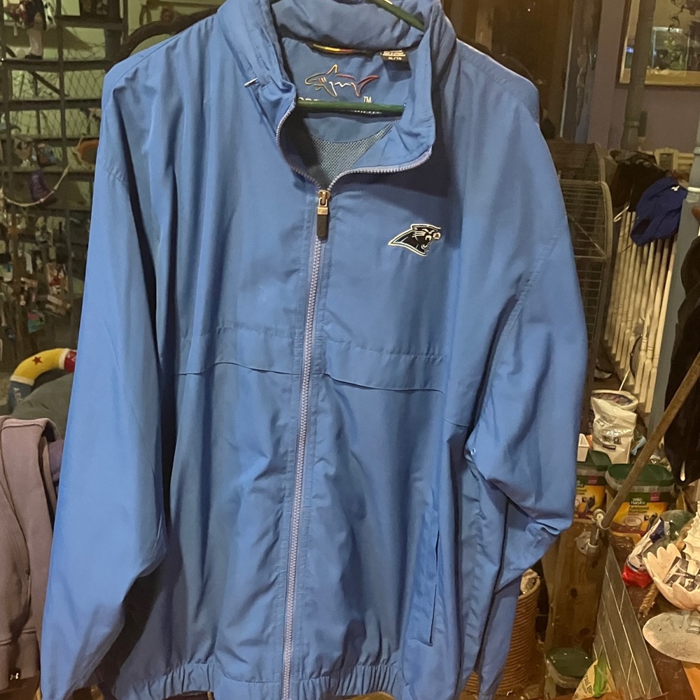 Greg Norman Collection Blue Windbreaker Jacket